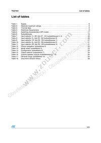TDA7501 Datasheet Page 3