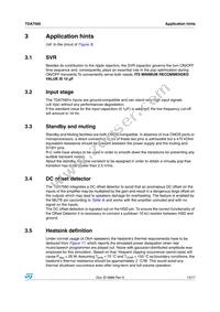 TDA7560 Datasheet Page 13