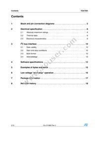 TDA7565 Datasheet Page 2