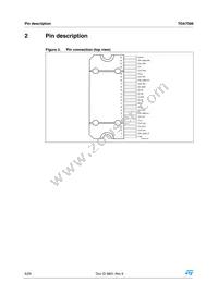 TDA7566 Datasheet Page 6