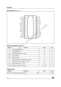 TDA7575 Datasheet Page 2