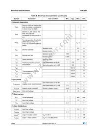 TDA7801SM Datasheet Page 16