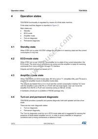 TDA7803A-ZST Datasheet Page 22