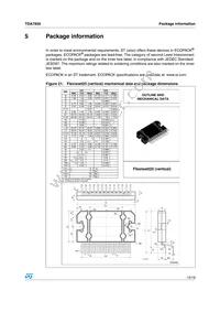 TDA7850H Datasheet Page 15