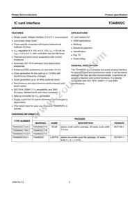 TDA8002CT/C/C1 Datasheet Page 2