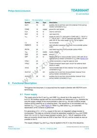 TDA8004AT/C1 Datasheet Page 5