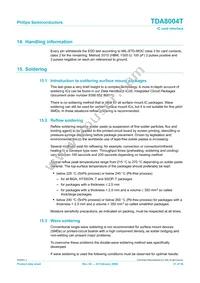 TDA8004T/C1 Datasheet Page 21