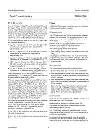 TDA8020HL/C1 Datasheet Page 8