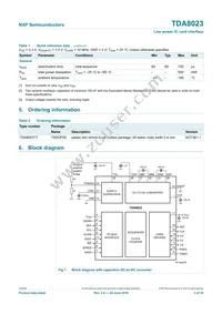 TDA8023TT/C1 Datasheet Page 3