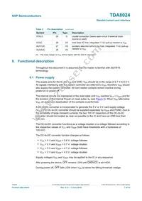 TDA8024T-T Datasheet Page 7