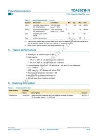 TDA8263HN/C1 Datasheet Page 3