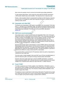 TDA8295HN/C1 Datasheet Page 11