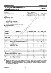 TDA8350Q/N6 Datasheet Page 2