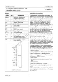 TDA8350Q/N6 Datasheet Page 4