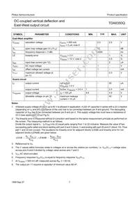 TDA8350Q/N6 Datasheet Page 7