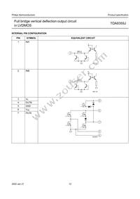 TDA8359J/N2 Datasheet Page 12