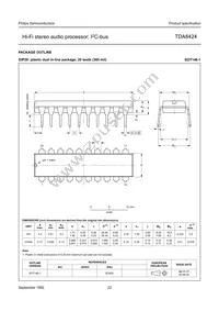 TDA8424/V7 Datasheet Page 22