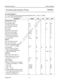 TDA8425/V7 Datasheet Page 11