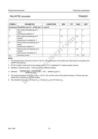 TDA8501/N1 Datasheet Page 19