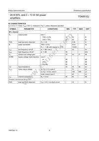 TDA8510J/N2 Datasheet Page 9