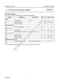 TDA8511J/N2 Datasheet Page 7