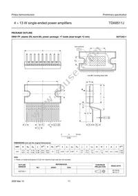 TDA8511J/N2 Datasheet Page 11