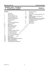 TDA8512J/N1 Datasheet Page 2