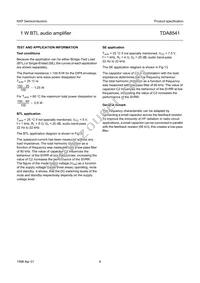 TDA8541T/N1 Datasheet Page 6