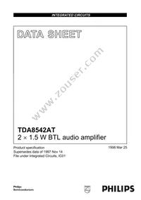 TDA8542AT/N1 Datasheet Cover
