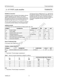 TDA8542TS/N1 Datasheet Page 5