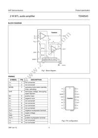 TDA8543T/N1 Datasheet Page 3