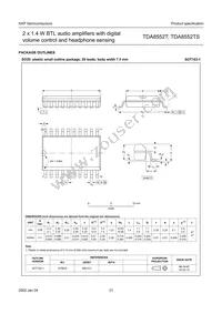 TDA8552T/N1 Datasheet Page 21