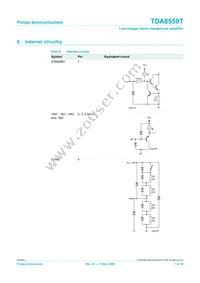 TDA8559T/N1 Datasheet Page 7