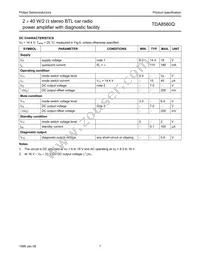TDA8560Q/N1C Datasheet Page 7