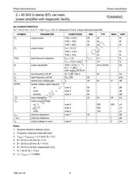 TDA8560Q/N1C Datasheet Page 8