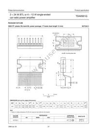 TDA8561Q/N3C Datasheet Page 21