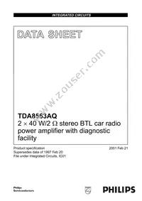 TDA8563AQ/N2C Datasheet Cover