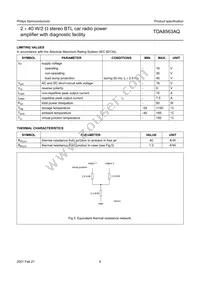 TDA8563AQ/N2C Datasheet Page 6