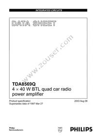 TDA8569Q/N1S Datasheet Cover