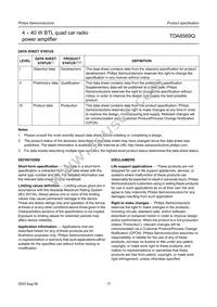 TDA8569Q/N1S Datasheet Page 17