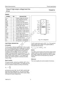 TDA8574T/N1 Datasheet Page 4