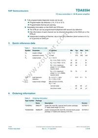 TDA8594SD/N1 Datasheet Page 2