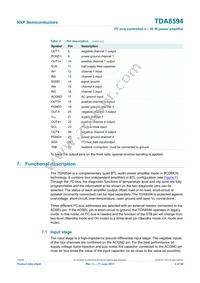 TDA8594SD/N1 Datasheet Page 5
