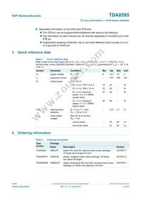 TDA8595TH/N2C Datasheet Page 2