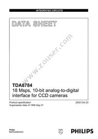 TDA8784HL/C5 Datasheet Cover