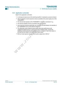 TDA8920BJ/N2 Datasheet Page 20