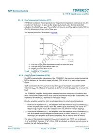 TDA8920CJ/N1 Datasheet Page 9