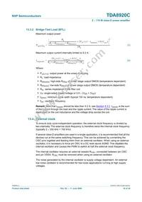 TDA8920CJ/N1 Datasheet Page 18