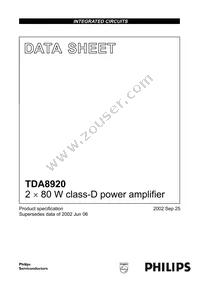 TDA8920TH/N1,118 Cover