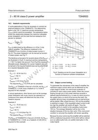 TDA8920TH/N1 Datasheet Page 17